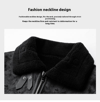 Abrigo de Lana de Cordero para Invierno Hombre - Image 13