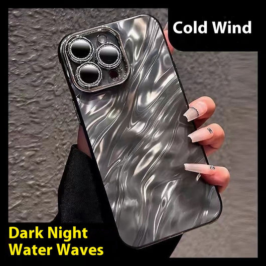 Funda Celular Efecto Agua con Brillo y Diseño Minimalista - Image 16