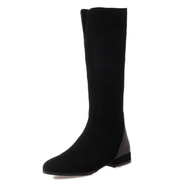 Botas Altas de Cuero para Mujer con Tacón Grueso Reforzado - Image 5