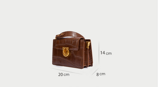 Bolsa Mensajera de Cuero Genuino Patrón Retro Diseño Exclusivo - Image 8