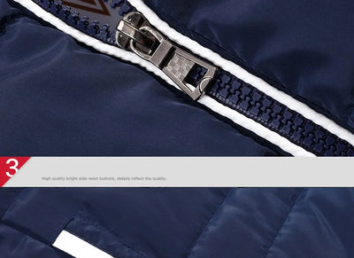 Chaqueta Acolchada Térmica para Hombre - Corta y Gruesa - Image 13