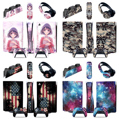 Set de Stickers PS5 Protección Total para Consola
