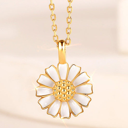 Anillo Retro Margarita con Esmalte - Joyería Minimalista y Trendy - Image 15