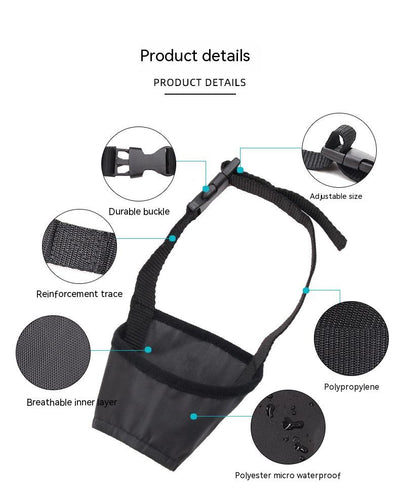 Bozal Antiladridos Impermeable para Perros - Control Suave y Seguro - Image 14
