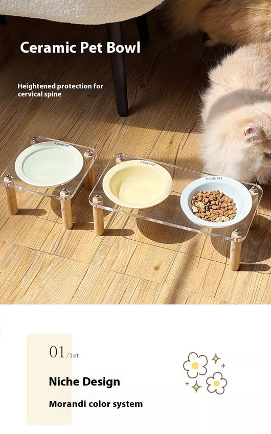 Comedero Doble Elevado para Gatos y Perros - Tazón Cerámico Antivuelco - Image 29