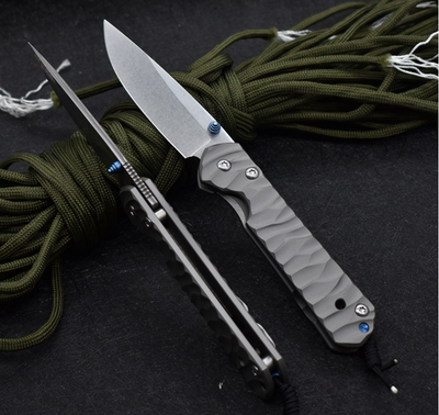 Cuchillo Plegable Táctico Damascus de Acero Inoxidable para Camping y Supervivencia - Image 3