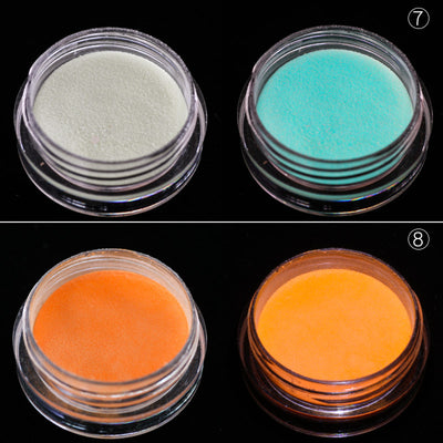 Polvo Espejo Mágico Luminoso 12 Colores - Efecto Fluorescente para Uñas - Image 19