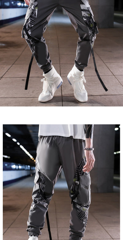 Pantalones Deportivos Hombre Primavera Verano Tendencia Tobillera Pantalones de Trabajo Casual Pareja Secado Rápido Hip Hop - Image 4