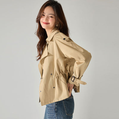 Gabardina Corta de Algodón Premium - Resistente a Arrugas - Image 8