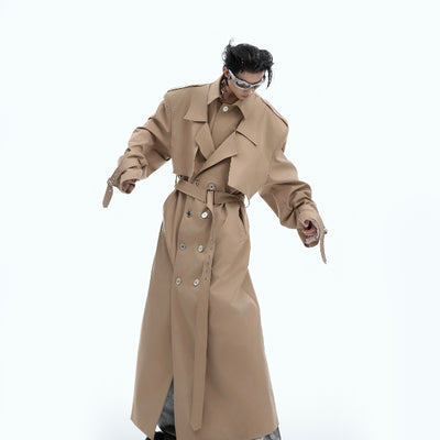 Abrigo Trench Acolchado con Hombros Superpuestos - Diseño Industrial Moderno - Image 10