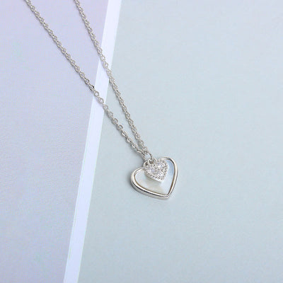 Collar de Plata Esterlina S925 Concha del Amor para Mujer - Image 6