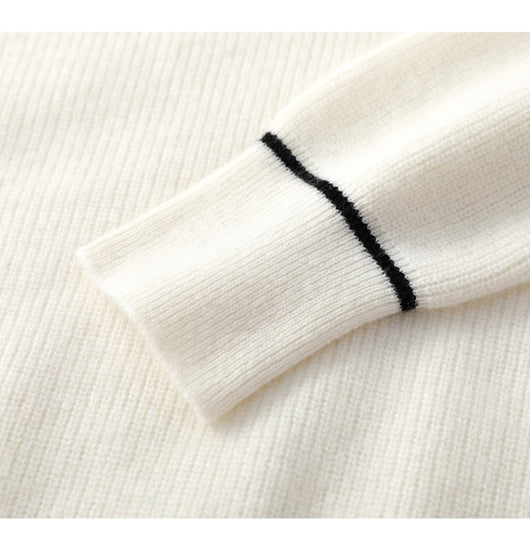 Suéter de Lana Pura para Mujer - Corte Holgado y Versátil - Image 13