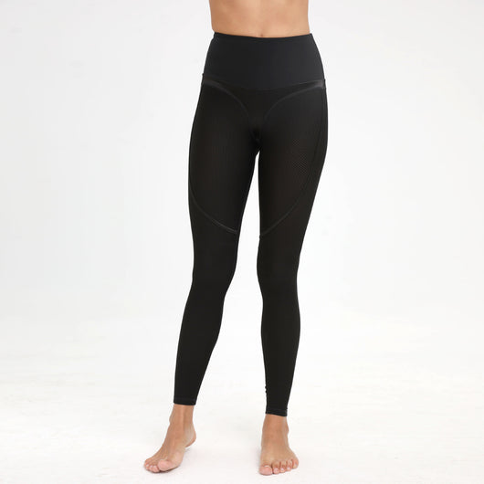 Pantalones Yoga Levantacaderas con Malla y Costuras Deportivas para Mujer - Image 8