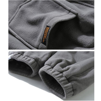 Conjunto Casual de Polar Grueso para Hombre Talla Grande - Image 11