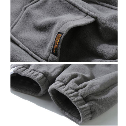 Conjunto Casual de Polar Grueso para Hombre Talla Grande - Image 11