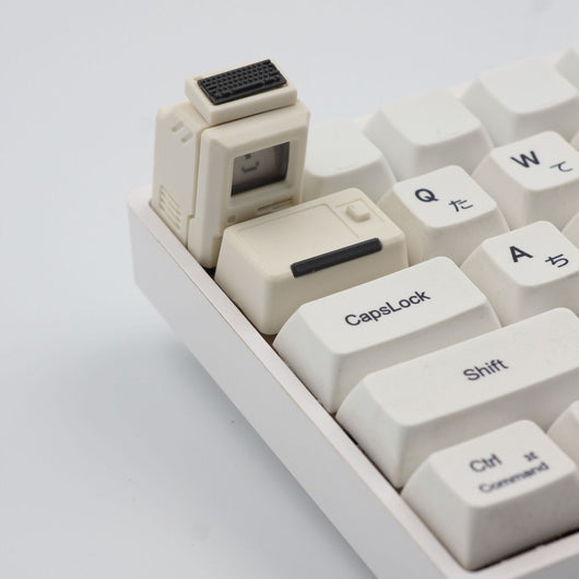 Teclado Mecánico Retro Macintosh 80s con Keycaps Translúcidos - Image 11