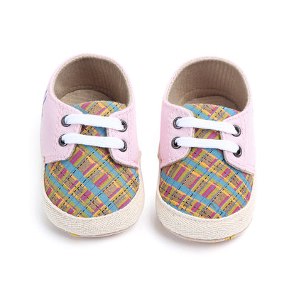 Zapatos Infantiles Estilo Coreano a Cuadros - Diseño Versátil para Niños - Image 3