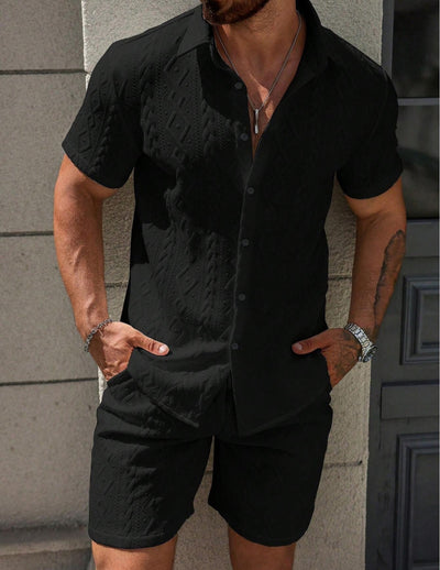 Camisa Casual Suelta de Manga Corta para Hombre - Image 10