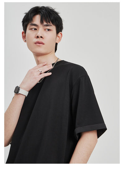 Camiseta Drape Suelta para Hombre - Estilo Casual Relajado - Image 21
