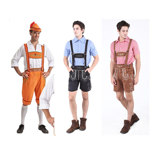 Tirantes Bicolores para Hombre Estilo Oktoberfest y Fiestas Tradicionales