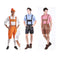 Tirantes Bicolores para Hombre Estilo Oktoberfest y Fiestas Tradicionales