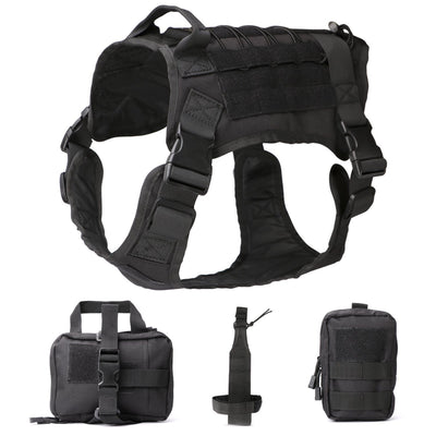 Chaleco Táctico de Entrenamiento Canino con Kit de Rescate y Cuerda - Image 6