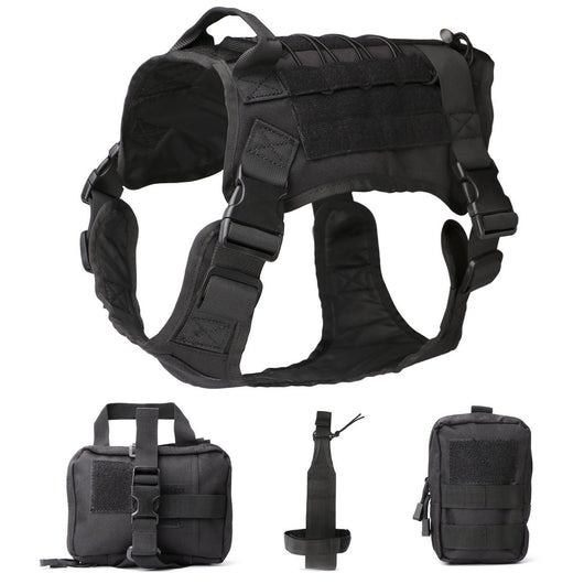 Chaleco Táctico de Entrenamiento Canino con Kit de Rescate y Cuerda - Image 6