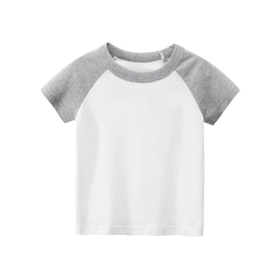 Camiseta Infantil de Manga Corta Color Liso para Publicidad - Image 15