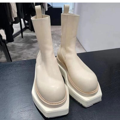 Botas Martin de Caña Media con Suela Gruesa - Diseño Clásico y Resistente - Image 11