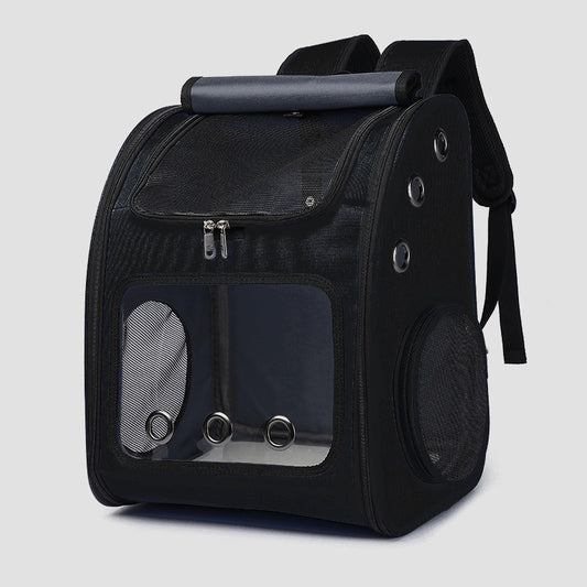 Mochila Transportadora para Mascotas Respirable y Cómoda para Viajes