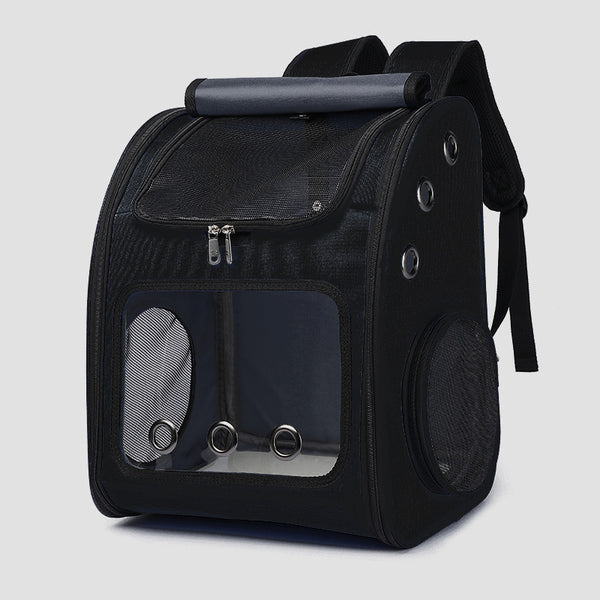 Mochila Transportadora para Mascotas Respirable y Cómoda para Viajes