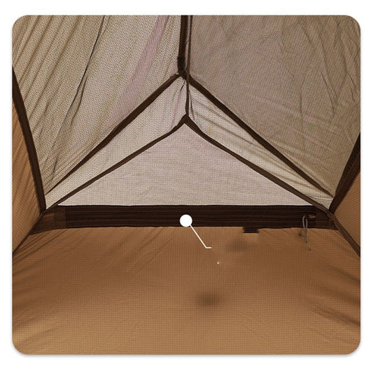 Tienda de Campaña Portátil 2 en 1 con Sala y Dormitorio para Camping - Image 12