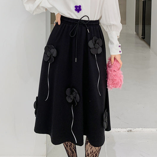 Falda A-Línea Midi Elegante para Primavera y Otoño - Image 10