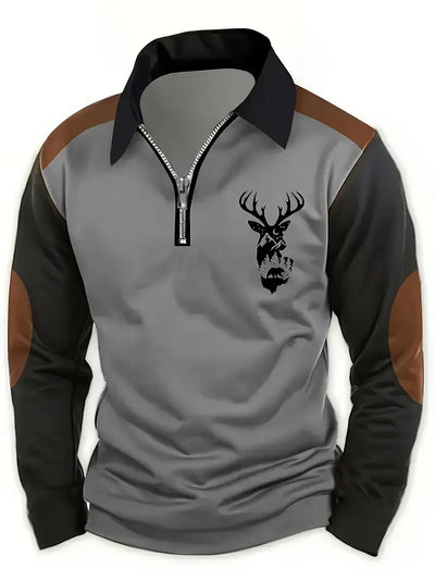 Polo de Manga Larga para Hombre con Tecnología 3D - Image 3