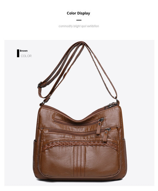 Bolsa Bandolera Multicompartimentos de Gran Capacidad para Mujeres - Image 31