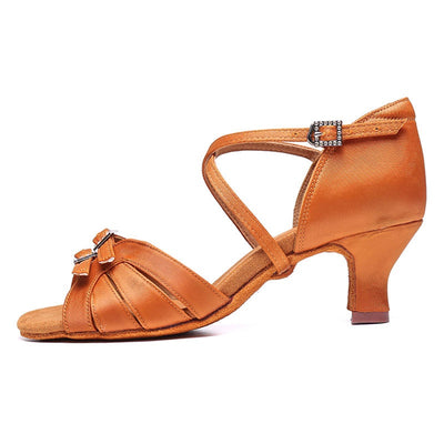 Zapatos de Tacón para Baile Latino con Suela Flexible - Image 5