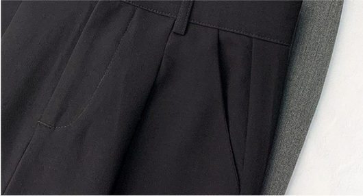 Pantalón Sastre Cintura Alta Pierna Recta Ancha para Mujer - Image 16