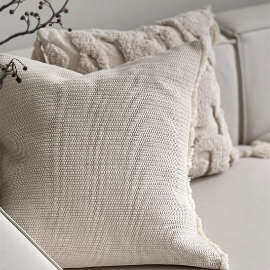 Funda de Almohada Algodón y Cáñamo Transpirable