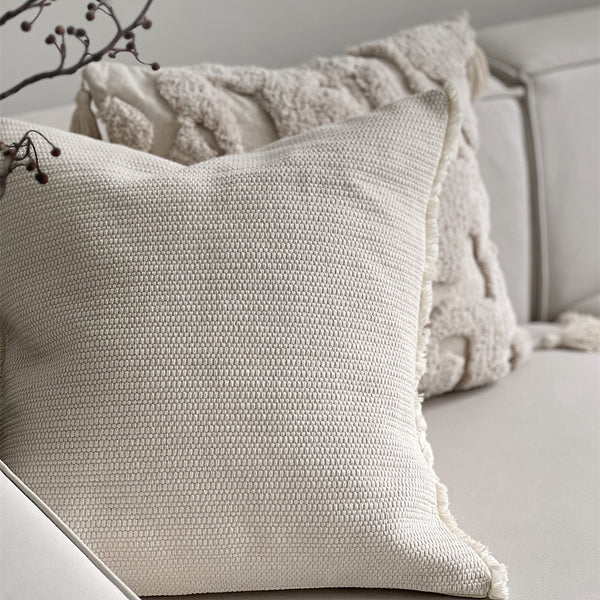 Funda de Almohada Algodón y Cáñamo Transpirable