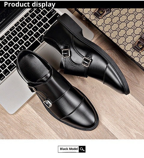 Zapatos de Cuero para Hombre con Suela Suave - Diseño Versátil y Cómodo - Image 11