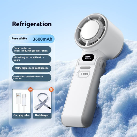 Ventilador Portátil con Compresor de Frío - Compacto y Plegable - Image 9