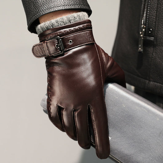 Guantes Térmicos de Gamuza para Conducir y Ciclismo con Tecnología Aislante - Image 4