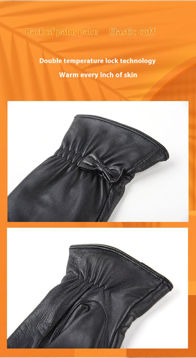 Guantes de Cuero Cálidos para Invierno Mujer - Image 17
