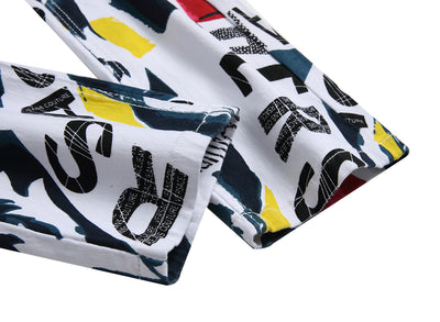 Jeans Casuales Blancos con Estampado y Stretch para Hombre - Image 12