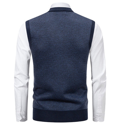 Chaleco Pullover Acolchado para Papá - Diseño Diamante Cálido - Image 8