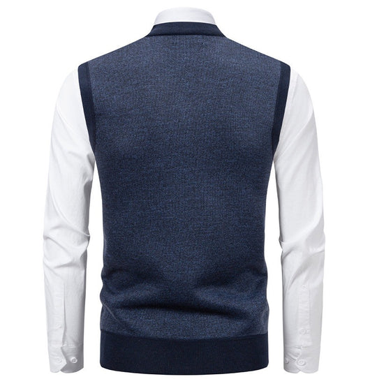 Chaleco Pullover Acolchado para Papá - Diseño Diamante Cálido - Image 8