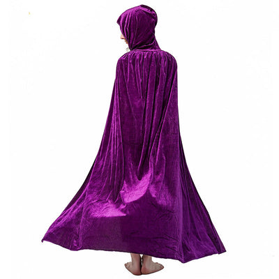 Capa de Terciopelo Dorado para Halloween - Disfraz Elegante para Mujer - Image 10