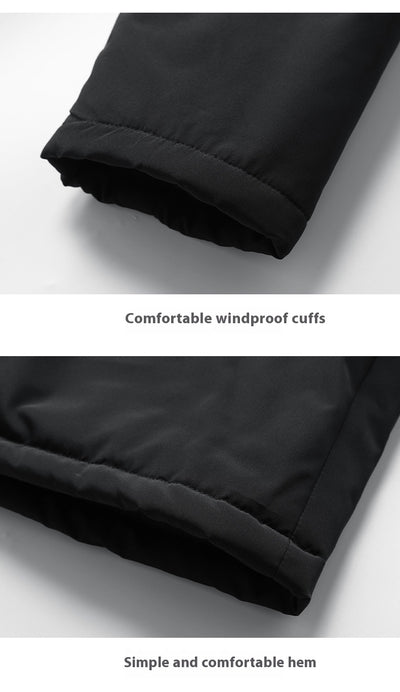 Chaqueta Impermeable Térmica de Algodón Grueso para Actividades al Aire Libre - Image 35