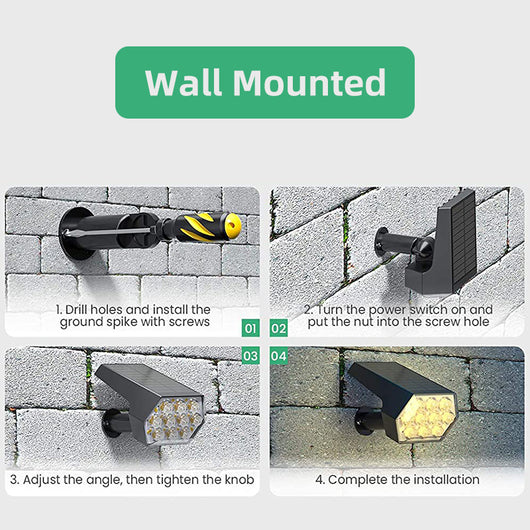 Foco Solar LED 92 Luces Exterior IP67 Resistente al Agua - Image 14