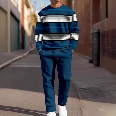 Conjunto de Sudadera y Pantalón Deportivo Hombre Estampado 3D Otoño - Image 19